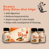 Avasa Daily Detox shots (Pack of 6)